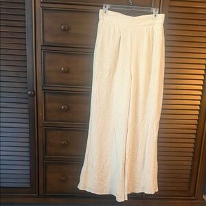 Wonder Front Pleat Fully Lined Wide Leg Trouser Pants